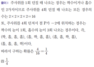 동아출판(주) 수학2지도서 402쪽 현행내용 이미지
