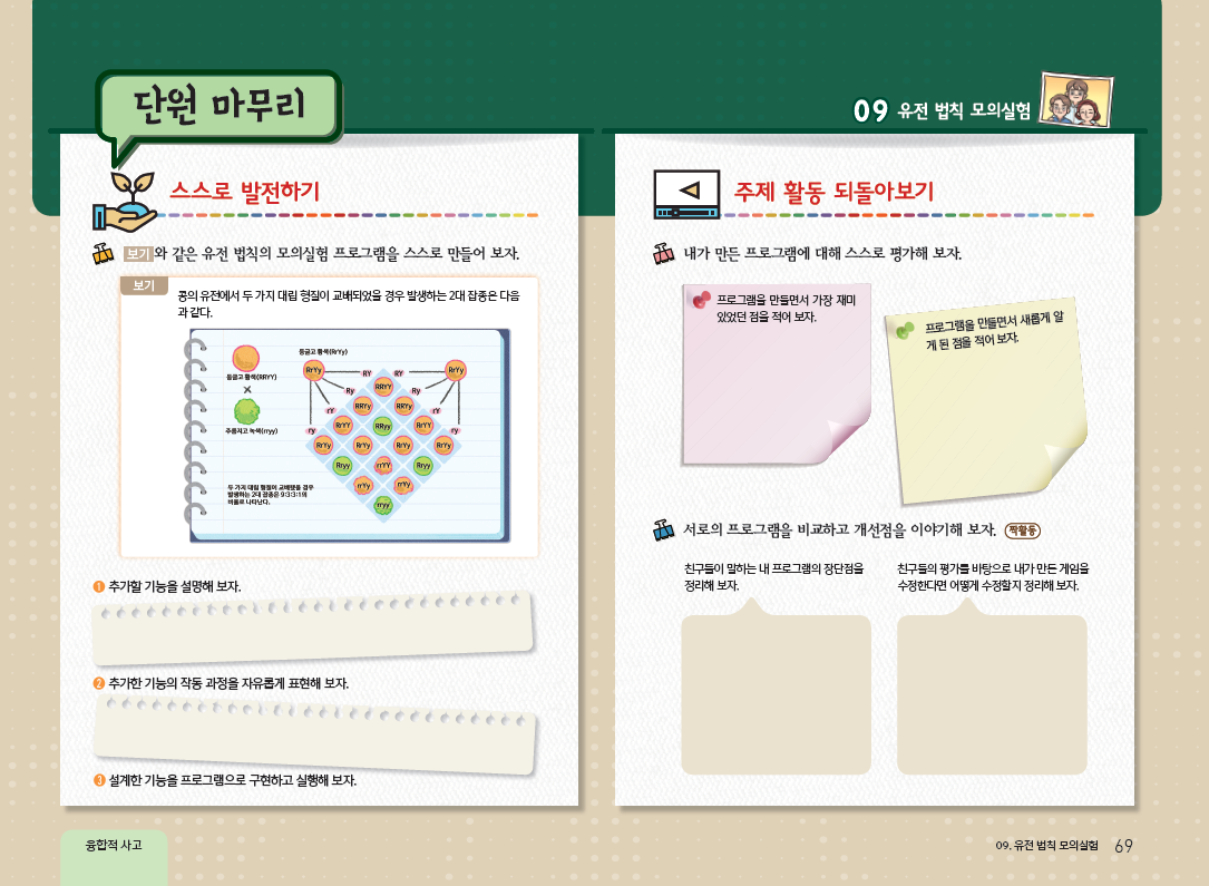 (주)금성출판사 두런두런 컴퓨팅 3쪽 수정내용 이미지