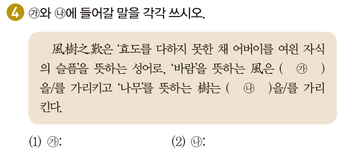 씨마스 한문Ⅰ 29쪽 현행내용 이미지