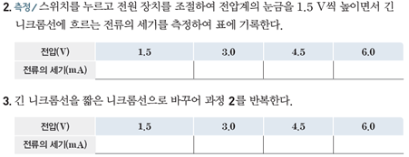 (주)비상교육 과학2(전자저작물 CD 포함) 활동지 27쪽 현행내용 이미지