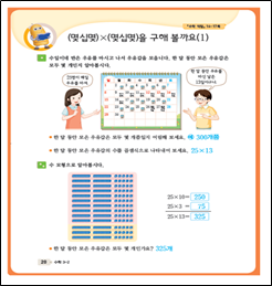 (주)비상교육 수학(3~4학년군)3-2(전자저작물 CD 포함) 142쪽 현행내용 이미지