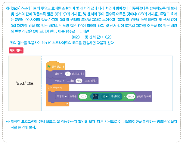 (주)교학사 정보 203쪽 수정내용 이미지