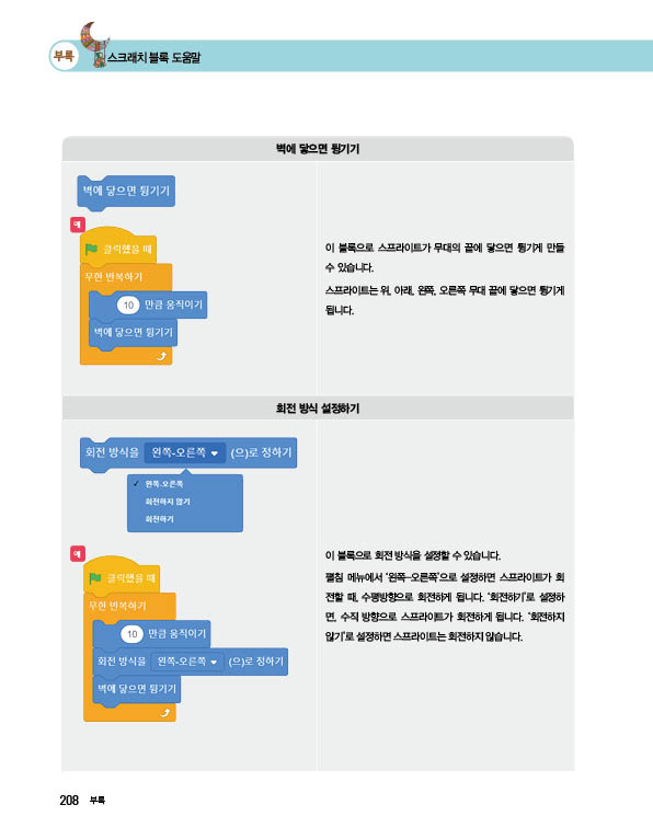 (주)교학사 정보 208쪽 수정내용 이미지