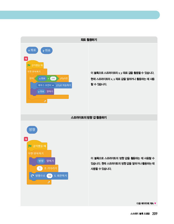 (주)교학사 정보 209쪽 수정내용 이미지