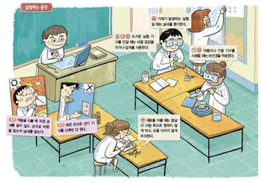 (주)비상교육 과학1 250쪽 수정내용 이미지