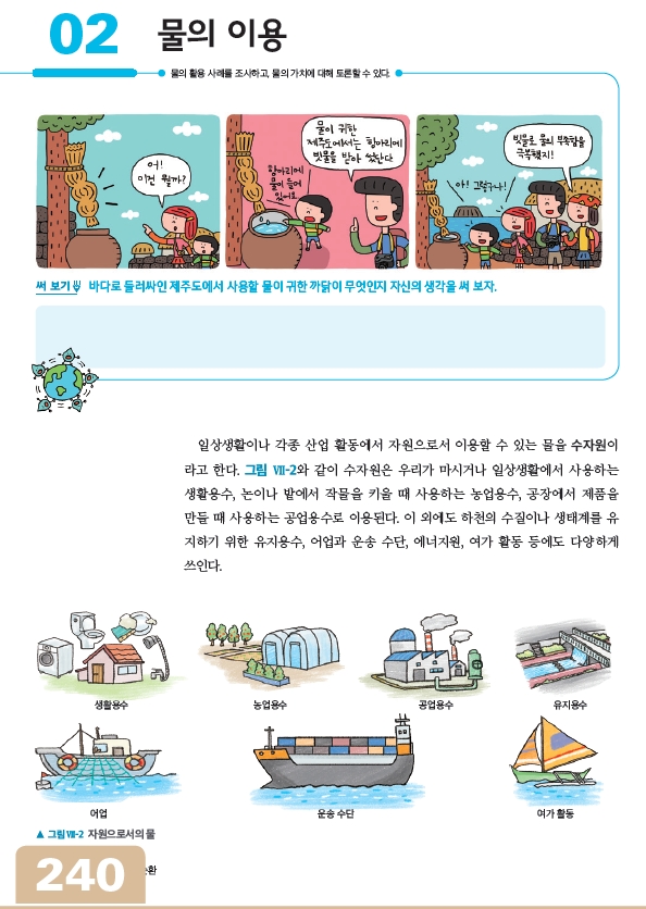 (주)와이비엠 과학2(전자저작물 CD 포함) 350쪽 현행내용 이미지