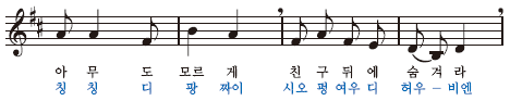 (주)지학사 음악3~4 61쪽 수정내용 이미지