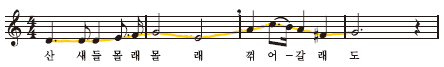 (주)지학사 음악3~4 111쪽 수정내용 이미지