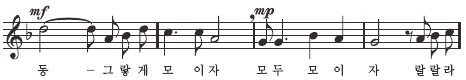(주)지학사 음악3~4 126쪽 수정내용 이미지