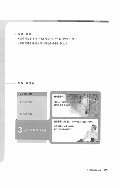 (주)미래엔 문학 355쪽 수정내용 이미지