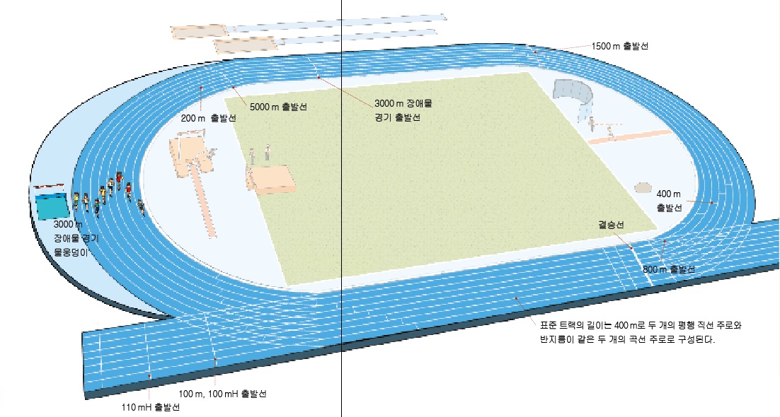 중장거리 달리기 출발선 수정