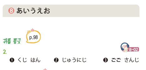 파고다북스 생활 일본어(전자저작물 CD 포함) 111쪽 현행내용 이미지