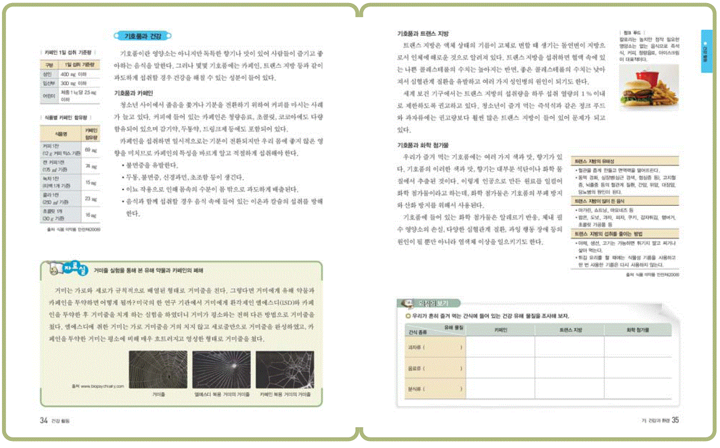 (주)지학사 체육 102쪽 수정내용 이미지