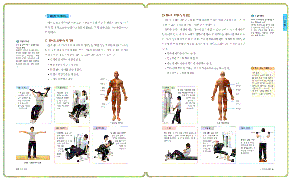 (주)지학사 체육 123쪽 현행내용 이미지