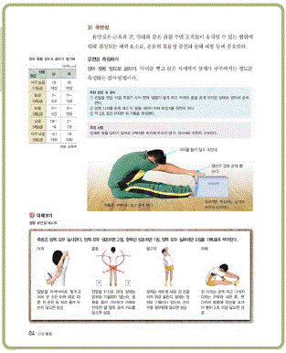 (주)지학사 체육 176쪽 수정내용 이미지