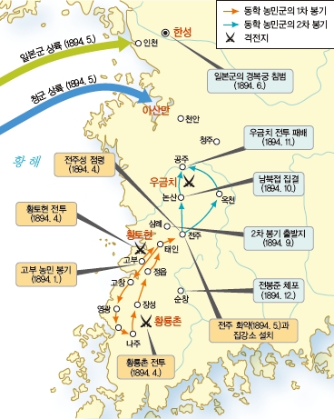 (주)리베르스쿨 한국사 218쪽 현행내용 이미지
