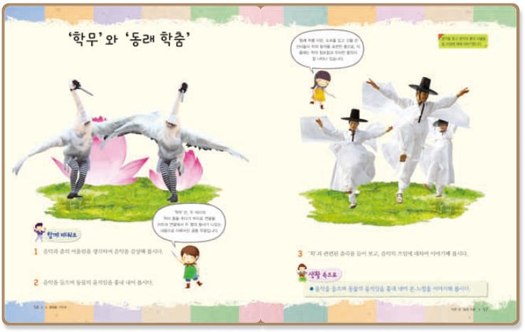 (주)지학사 음악3~4 205쪽 현행내용 이미지