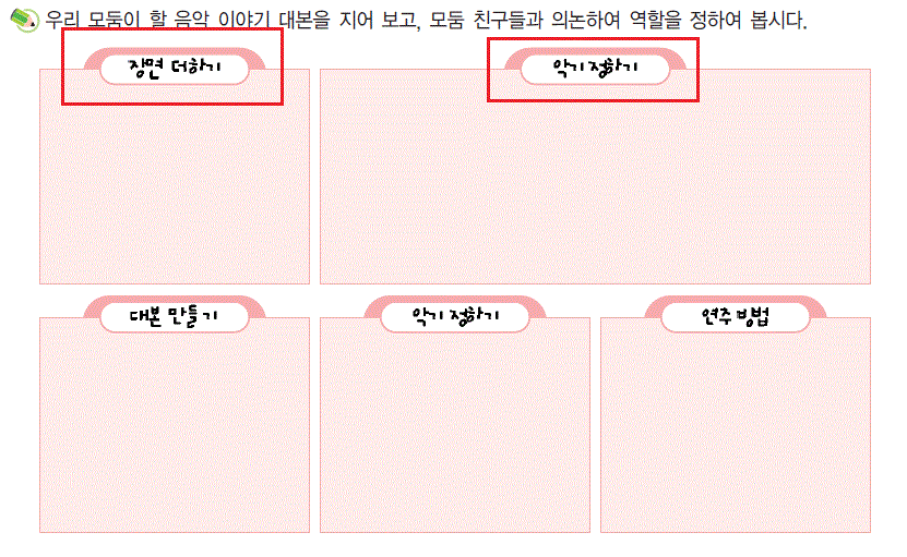 교학사 음악5~6 219쪽 현행내용 이미지