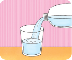 물(water)을 표현한 그림.