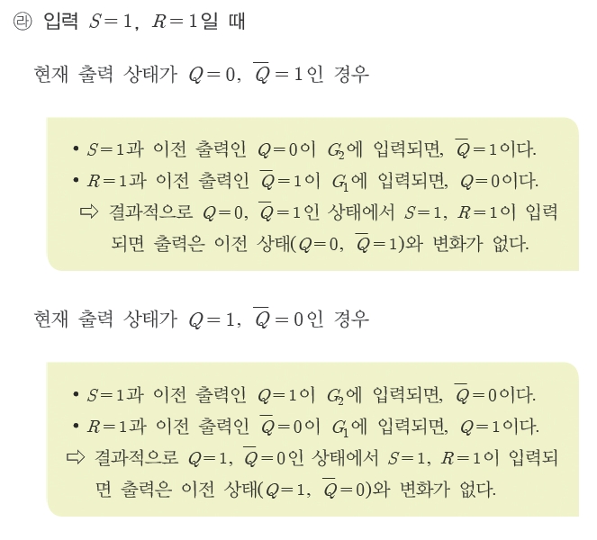 웅보출판사 디지털 논리 회로 173쪽 현행내용 이미지