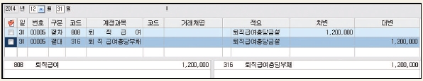 웅보출판사 회계 정보 처리 시스템 217쪽 현행내용 이미지