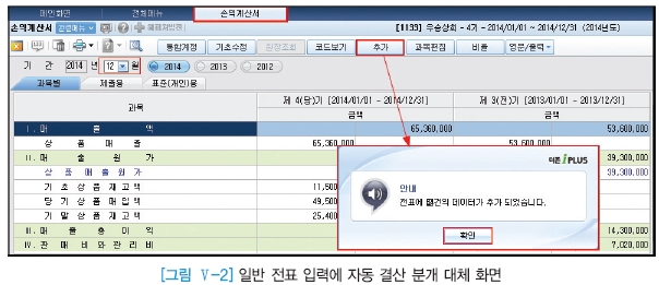 웅보출판사 회계 정보 처리 시스템 224쪽 현행내용 이미지