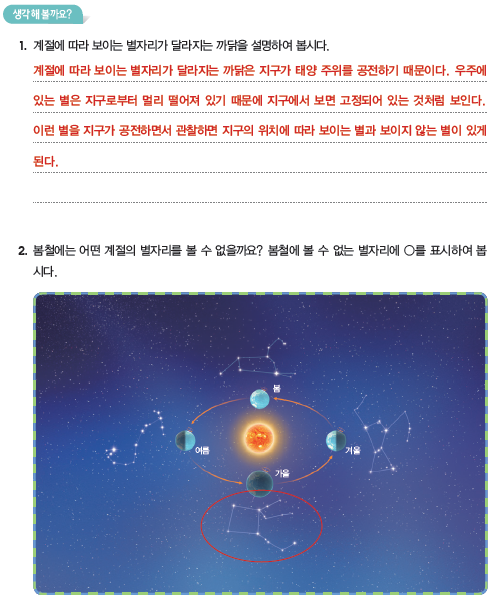 (주)비상교육 과학5~6(전자저작물CD 포함) ③ 214쪽 수정내용 이미지