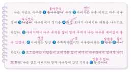 (주)미래엔 국어5~6 ③ 255쪽 현행내용 이미지