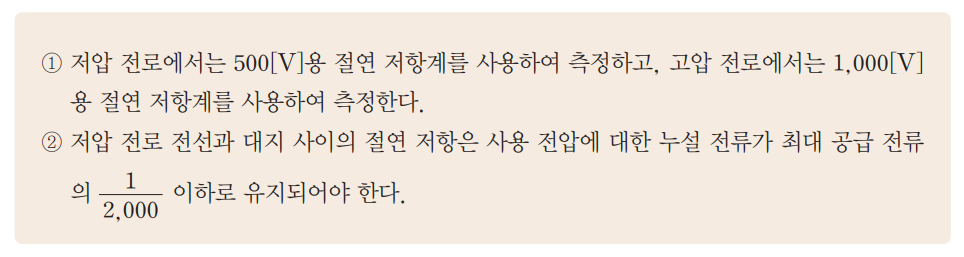 성안당 전기 설비 271쪽 현행내용 이미지