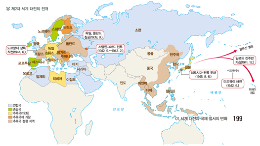 (주)미래엔 역사① 199쪽 현행내용 이미지