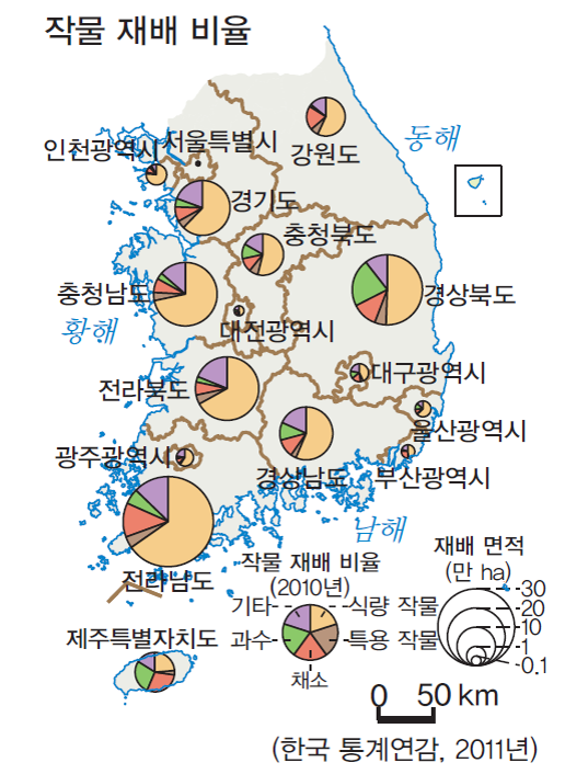 (주)지학사 사회① 44쪽 현행내용 이미지