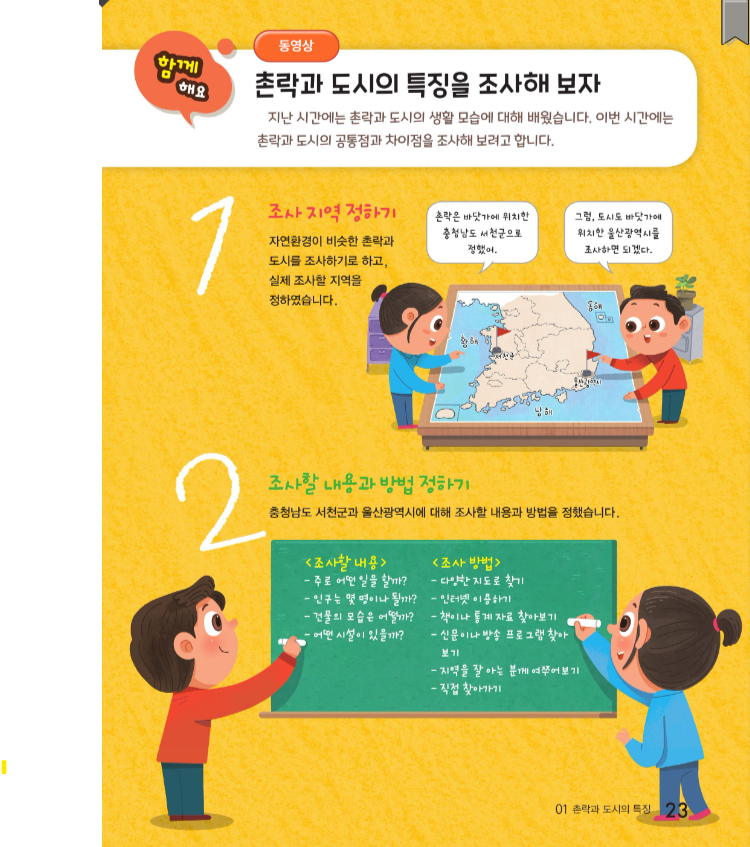 동아출판(주) 사회(3~4학년군)4-2(전자저작물 CD 포함) 전자저작물 ebook 23쪽쪽 현행내용 이미지