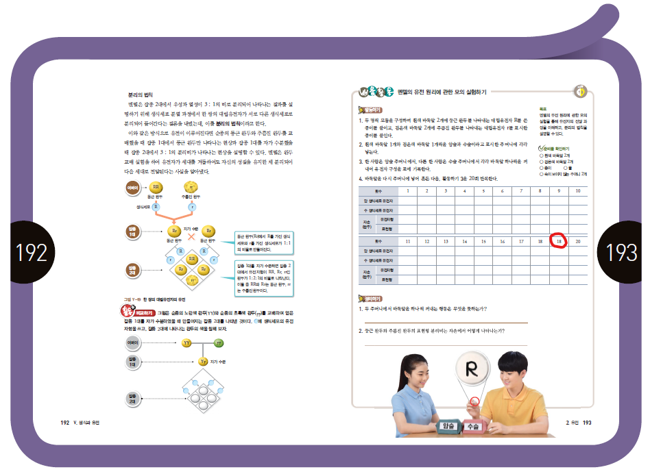동아출판(주) 과학3(전자저작물 CD 포함) 330쪽 현행내용 이미지