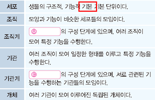 (주)천재교과서 과학1 46쪽 현행내용 이미지