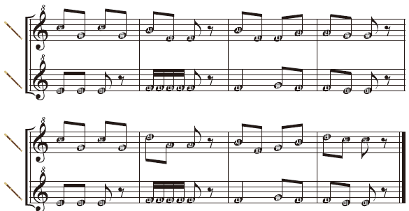 (주)지학사 음악4 85쪽 현행내용 이미지