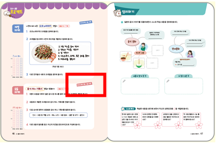 (주)천재교과서 일본 문화 5쪽 수정내용 이미지