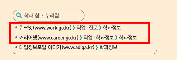 (주)지학사 진로와 직업 135쪽 현행내용 이미지