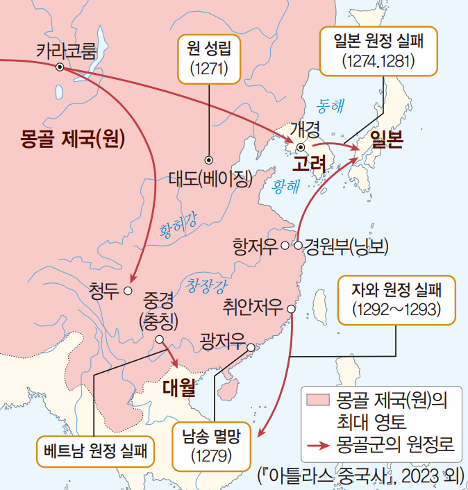 (주)비상교육 동아시아 역사 기행 61쪽 현행내용 이미지