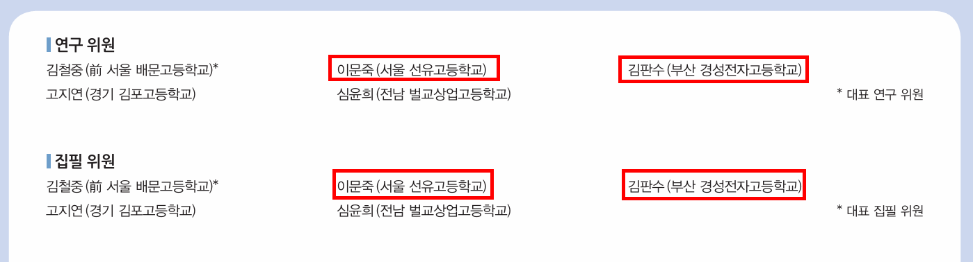 (주)지학사 진로와 직업 208쪽 현행내용 이미지