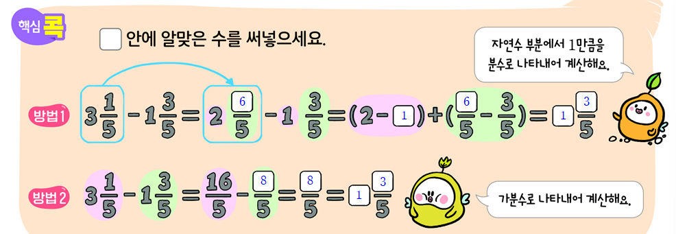 (주)와이비엠 수학4-2지도서(전자저작물 포함) E1단원 수학익힘유사 7차시쪽 수정내용 이미지