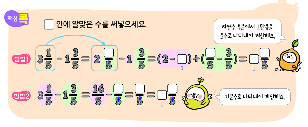 (주)와이비엠 수학4-2지도서(전자저작물 포함) E1단원 수학익힘유사 7차시쪽 현행내용 이미지