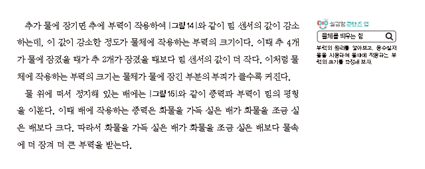 (주)천재교과서 과학1 169쪽 현행내용 이미지