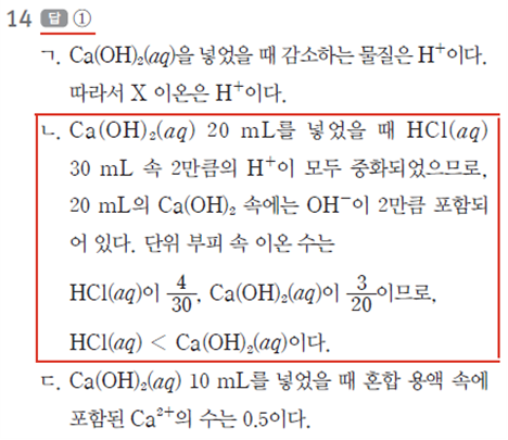 (주)천재교과서 화학 229쪽 현행내용 이미지