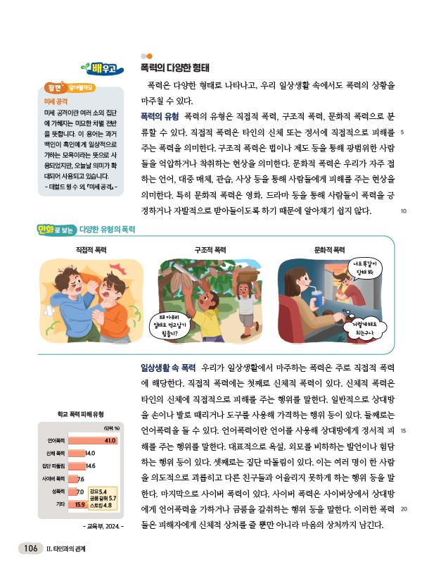 (주)해냄에듀 도덕② 106쪽 수정내용 이미지