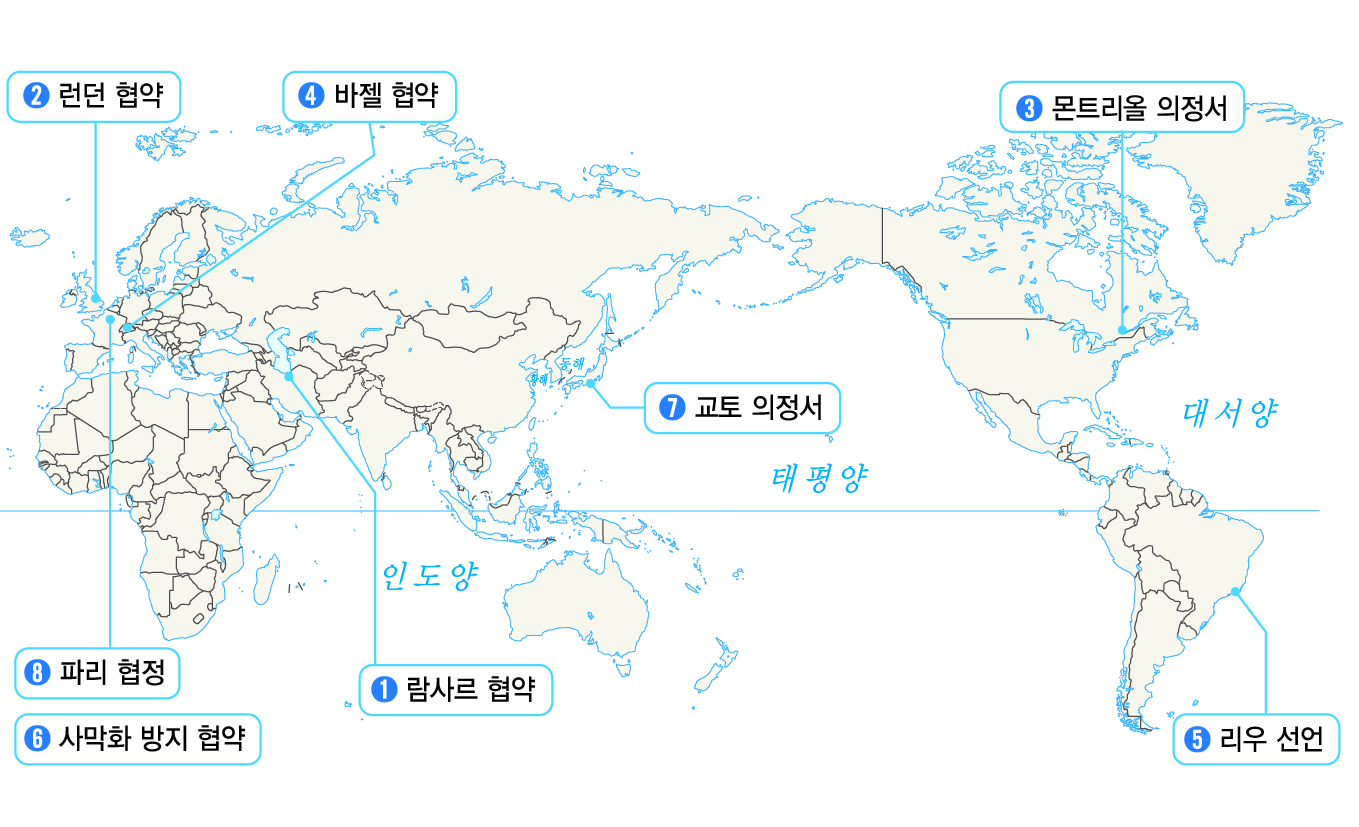 (주)비상교육 세계시민과 지리 186쪽 수정내용 이미지
