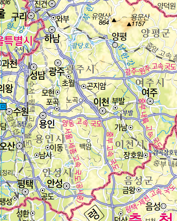 (주)미래엔 사회과 부도 55쪽 현행내용 이미지