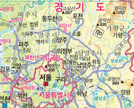 (주)미래엔 사회과 부도 55쪽 수정내용 이미지