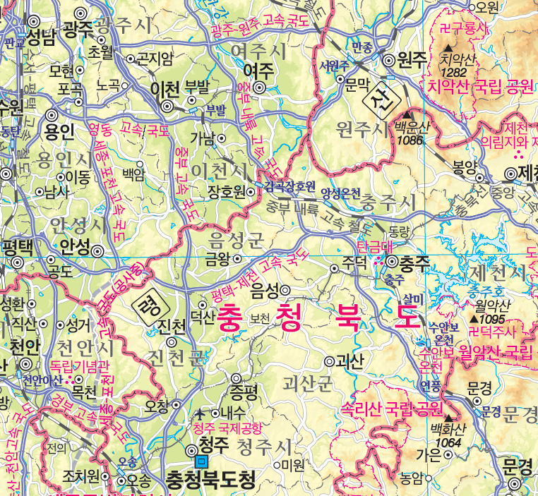 (주)미래엔 사회과 부도 55쪽 수정내용 이미지