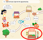 (주)천재교과서 수학익힘(1～2학년군)1-2 12쪽 수정내용 이미지