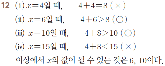 (주)NE능률 수학1 291쪽 수정내용 이미지